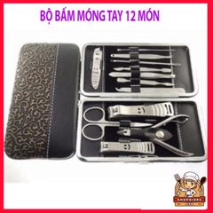 Bộ Kìm Bấm Móng 12 Món Bằng Thép Chống Gỉ - Dụng Cụ Chăm Sóc Cá Nhân Đa Chức Năng, Chất Lượng Cao, Tiện Dụng Hàng Ngày