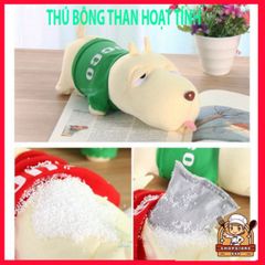 Cún Chó Bông Than Hoạt Tính - Khử Mùi Và Lọc Khí Ô Tô, Phòng Ngủ - Phụ Kiện Dễ Thương Cho Các Tín Đồ Gấu Bông