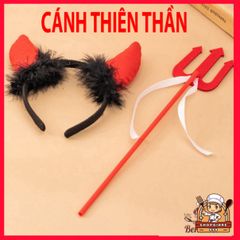 Đôi Cánh Thiên Thần Lông Vũ Trắng - Phụ Kiện Nhập Vai Cho Người Lớn, Dành Cho Lễ Hội Halloween Và Chụp Hình Thú Vị