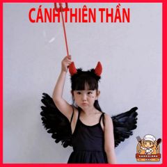 Đôi Cánh Thiên Thần Lông Vũ Trắng - Bộ Phụ Kiện Hóa Trang Công Chúa, Halloween, Trung Thu - Đồ Chơi Thời Trang Trẻ Em