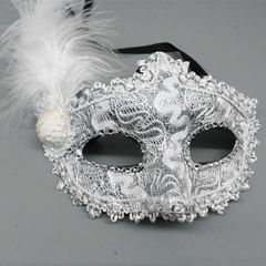 Mặt Nạ Lông Vũ Công Chúa - Mặt Nạ Che Nửa Mặt Dành Cho Tiệc Halloween, Valentine và Lễ Hội Giáng Sinh