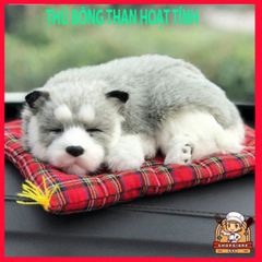 Thú Bông Khử Mùi Than Hoạt Tính, Lọc Không Khí Ô Tô, Trang Trí Xe Hơi Dễ Thương Chó Mèo, Quà Tặng An Toàn Cho Bé