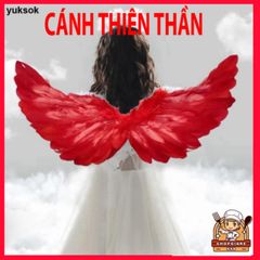 Cánh Thiên Thần Cosplay Trẻ Em - Đồ Hóa Trang Halloween Tươi Tắn - Chất Liệu Lông Vũ Thoải Mái và Dễ Đeo