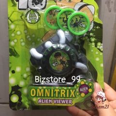 Đồng Hồ Ben 10 Đeo Tay Cho Bé - Mô Phỏng Điện Thoại Hoạt Hình - Bộ 3 Thẻ Bài An Toàn Cho Trẻ Em