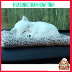 Thú Bông Chó Mèo Than Hoạt Tính Nano Khử Mùi Ô Tô - Gấu Bông Dễ Thương Phụ Kiện Nội Thất Xe Hơi
