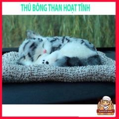 Thú Bông Chó Mèo Than Hoạt Tính Nano Khử Mùi Ô Tô - Gấu Bông Dễ Thương Phụ Kiện Nội Thất Xe Hơi