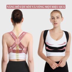 Đai Hỗ Trợ Lưng Điều Chỉnh Tư Thế - Giúp Giảm Đau Lưng, Thoải Mái, Dễ Dàng Sử Dụng Cho Mọi Lứa Tuổi
