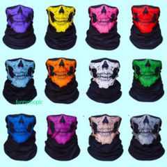 Combo 8 Khăn Đa Năng Hình Xương Sọ - Khẩu Trang Thoáng Mát Vải Cotton Cho Phượt, Dã Ngoại - 8 Màu Sắc Thời Trang