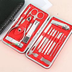 Bộ 12 Món Dụng Cụ Cắt, Bấm Móng Tay Inox Chống Gỉ - Hộp Sang Trọng Tiện Dụng Cho Chăm Sóc Cá Nhân
