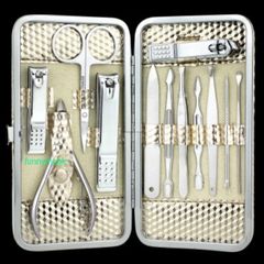 Bộ 12 Món Dụng Cụ Cắt, Bấm Móng Tay Inox Chống Gỉ - Hộp Sang Trọng Tiện Dụng Cho Chăm Sóc Cá Nhân