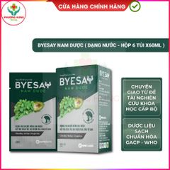 Nước Giải Rượu Byesay Nam Dược – Hỗ Trợ Giảm Say Rượu, Tăng Cường Giải Độc Gan - Hộp 6 Túi Tiện Lợi