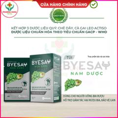 Nước Giải Rượu Byesay Nam Dược – Hỗ Trợ Giảm Say Rượu, Tăng Cường Giải Độc Gan - Hộp 6 Túi Tiện Lợi