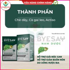 Nước Giải Rượu Byesay Nam Dược – Hỗ Trợ Giảm Say Rượu, Tăng Cường Giải Độc Gan - Hộp 6 Túi Tiện Lợi