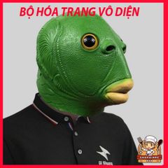 Mặt Nạ Cá Xanh Thời Trang - Phụ Kiện Giải Trí Ngộ Nghĩnh Cho Người Lớn - Kiểu Dáng Hài Hước, Chất Liệu Cao Su An Toàn