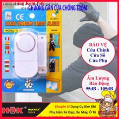 Chuông Báo Chống Trộm Gắn Cửa - Âm Thanh 105dB, Thiết Kế Kín Đáo, Dễ Lắp Đặt, Bảo Vệ An Ninh Nhà Cửa, Tiện Ích Dùng Cửa Sổ
