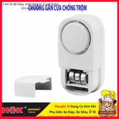 Chuông Báo Chống Trộm Gắn Cửa - Âm Thanh 105dB, Thiết Kế Kín Đáo, Dễ Lắp Đặt, Bảo Vệ An Ninh Nhà Cửa, Tiện Ích Dùng Cửa Sổ