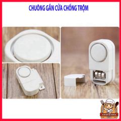 Chuông Báo Chống Trộm Gắn Cửa - Âm Thanh 105dB, Thiết Kế Kín Đáo, Dễ Lắp Đặt, Bảo Vệ An Ninh Nhà Cửa, Tiện Ích Dùng Cửa Sổ