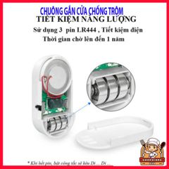 Báo Động Chống Trộm CTFAST MC-03 - Chuông Báo Khách Đa Chức Năng, Còi Cảnh Báo 130dB, An Ninh Nhà Cửa Hiệu Quả