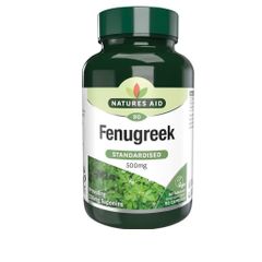 Viên uống lợi sữa Fenugreek Natures Aid 500mg - Hỗ trợ tăng cường sản xuất sữa mẹ, 90 viên chiết xuất tự nhiên từ Anh