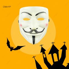 Mặt Nạ V for Vendetta Guy Fawkes - Khẩu Trang Halloween Fancy Party Dành Cho Người Lớn, Phụ Kiện Cosplay Độc Đáo