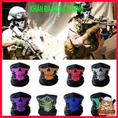 Khẩu Trang Đầu Lâu 3D Punisher Cá Tính - Khăn Đa Năng Che Mặt Thể Thao, Bảo Vệ Khói Bụi, Thời Trang Độc Đáo