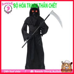 Bộ Trang Phục Hóa Trang Thần Chết Đầu Lâu Cho Trẻ Em Dịp Halloween đầy Ma Quái và Kỳ Diệu 580769