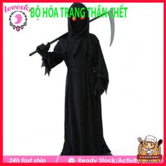 Bộ Trang Phục Hóa Trang Thần Chết Đầu Lâu Cho Trẻ Em Dịp Halloween đầy Ma Quái và Kỳ Diệu 580769