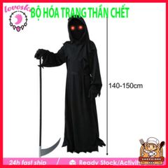 Bộ Trang Phục Hóa Trang Thần Chết Đầu Lâu Cho Trẻ Em Dịp Halloween đầy Ma Quái và Kỳ Diệu 580769