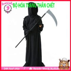 Bộ Trang Phục Hóa Trang Thần Chết Đầu Lâu Cho Trẻ Em Dịp Halloween đầy Ma Quái và Kỳ Diệu 580769