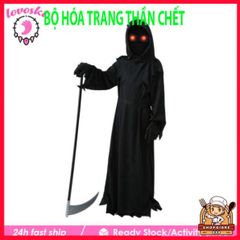 Bộ Trang Phục Hóa Trang Thần Chết Đầu Lâu Cho Trẻ Em Dịp Halloween đầy Ma Quái và Kỳ Diệu 580769