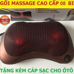 Gối Massage 8 Bi Đảo Chiều - Giảm Mệt Mỏi Hàng Ngày với Công Nghệ Massage 3D - Quà Tặng Tuyệt Vời cho Sức Khỏe