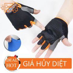 Găng Tay Tập Gym Độc Đáo - Găng Tay Phượt Chống Nắng Nam Nữ Vải Chuyên Dụng, Thiết Kế Hở Ngón, Thoáng Khí, Phong Cách Cá Tính