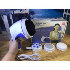 Máy Massage Cầm Tay Relax & Spin Toner Chính Hãng - Giúp Giảm Căng Cơ, Săn Chắc Cơ Thể, Chăm Sóc Da Chân Tối Ưu