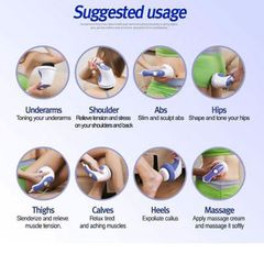 Máy Massage Cầm Tay Relax & Spin Tone - Giảm Đau Nhức Vai, Xoa Tan Mỡ Bụng, Massage Toàn Thân Tại Nhà, Thiết Bị Chăm Sóc Sức Khỏe
