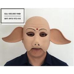 Mặt Nạ Chư Bát Giới 2019 - Mặt Nạ Cosplay Kinh Dị Chất Liệu Da Cao Su Dày Dặn, Phụ Kiện Hóa Trang Halloween