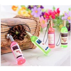 Móc Khóa Trang Trí Hình Chai Rượu Nhựa An Toàn - Phụ Kiện Thời Trang Màu Sắc Ngẫu Nhiên, Quà Tặng Độc Đáo