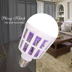 Đèn Bắt Muỗi LED Chiếu Sáng 15W - Tiết Kiệm Điện, An Toàn Cho Gia Đình, Hiệu Quả Diệt Muỗi, Côn Trùng Ngoài Trời và Trong Nhà