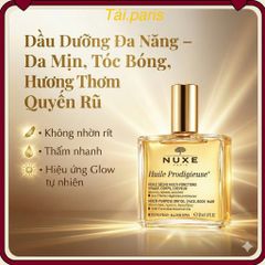 Dầu Khô Đa Năng Nuxe Huile Prodigieuse 100ml - Dưỡng Da và Tóc, Giải Pháp Chăm Sóc Da Mùa Đông, ngừa Lão Hóa, Mềm Mịn tự nhiên