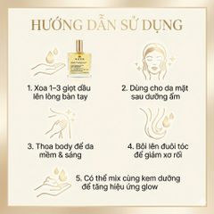 Dầu Khô Đa Năng Nuxe Huile Prodigieuse 100ml - Dưỡng Da và Tóc, Giải Pháp Chăm Sóc Da Mùa Đông, ngừa Lão Hóa, Mềm Mịn tự nhiên