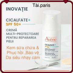 Kem Phục Hồi Da Avène Cicalfate+ SPF50+ - Kem Dưỡng Da Bảo Vệ & Phục Hồi Cao Cấp 30ml