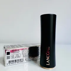 Son Lancôme 199 Tout Ce Qui Brille L'Absolu Rouge Cream - Son Môi Màu Đỏ Cam Chất Nhung, Dưỡng Ẩm, Fullsize Fullbox