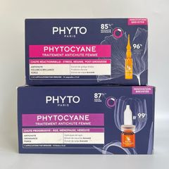 Tinh Chất Mọc Tóc Phyto Phytocyane Giảm Rụng Tóc Cho Phụ Nữ 12 x 5ml - Chăm Sóc Tóc Hiệu Quả, 96% Thành Phần Tự Nhiên