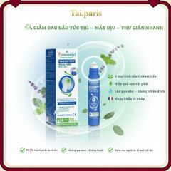 Lăn Giảm Đau Đầu Căng Thẳng Puressentiel Maux De Tête Roller 5ml - Tinh Dầu 100% Tự Nhiên, Giảm Stress và Thư Giãn