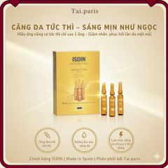 Serum nâng cơ cấp tốc ISDIN Instant Flash 5 ống x 2ml - Làm đầy nếp nhăn, da căng mịn ngay trước makeup