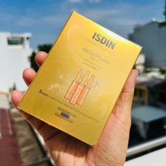 Serum nâng cơ cấp tốc ISDIN Instant Flash 5 ống x 2ml - Làm đầy nếp nhăn, da căng mịn ngay trước makeup