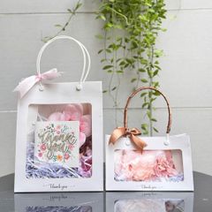 Giỏ hoa quà tặng sang trọng - Hộp hoa trang trí sinh nhật, 20/10, 8/3 - Quà tặng ý nghĩa cho phái đẹp và đối tác