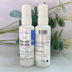 Xịt mọc tóc Minoxidil 5% BAILLEUL - Giảm rụng tóc, kích thích mọc tóc hiệu quả cho nam và nữ - Best Seller Pháp
