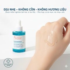 (sale date 5/27)Tinh Chất Dưỡng Da Avene Cleanance AHA Exfoliating Serum 30ml - Tẩy Tế Bào Chết Dành Cho Da Nhạy Cảm, Giảm Khuyết Điểm, Làm Mịn và Sáng Da