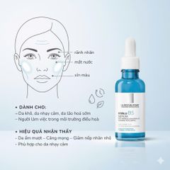 Tinh Chất La Roche-Posay Hyalu B5 50ml - Serum Dưỡng Ẩm, Phục Hồi, Ngừa Lão Hóa, Tái Tạo Da Mặt Rạng Rỡ, Săn Chắc(date 8/27)