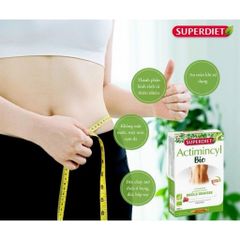 Nước Uống Giảm Mỡ Superdiet Actimincyl Bio – Detox cơ thể, Đốt mỡ, Săn chắc vòng eo – Hộp 20 ống hữu cơ từ Pháp